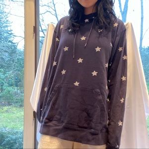 ON THE BYAS Star Navy Hoodie